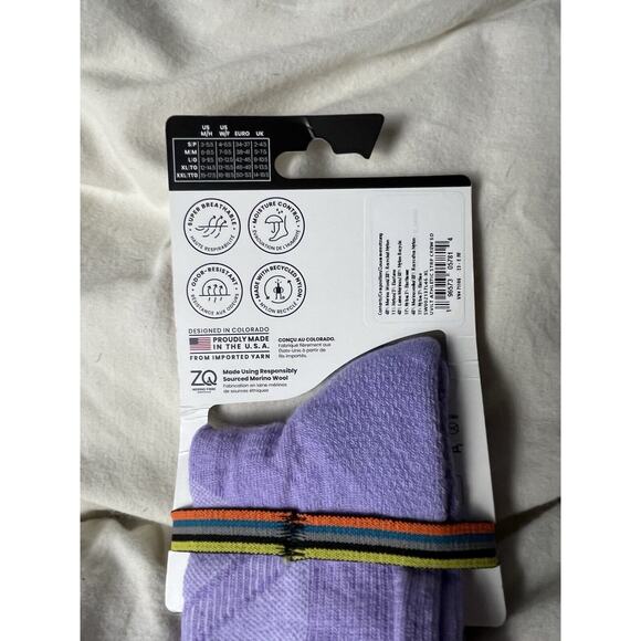 SmartWool Athletic Stripe Targeted Cushion Socks - Merino Wool, Crew Size XL - Picture 4 of 6